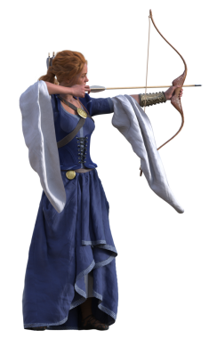 Oklu ortaçağ bakiresi