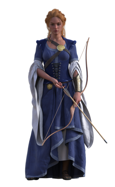 Oklu ortaçağ bakiresi