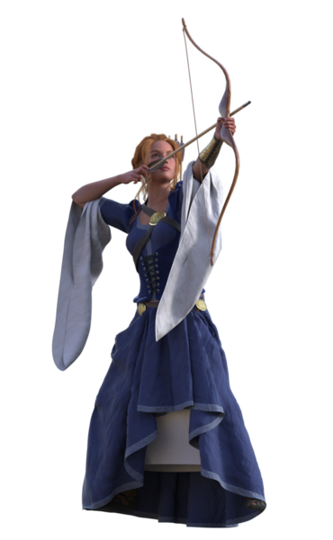 Oklu ortaçağ bakiresi