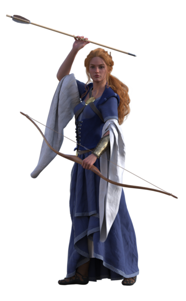 Oklu ortaçağ bakiresi