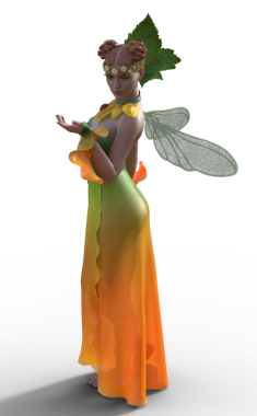 Çiçek perisi fantezisi karakteri