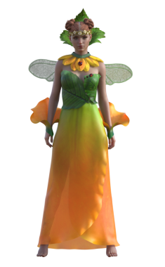 Çiçek perisi fantezisi karakteri