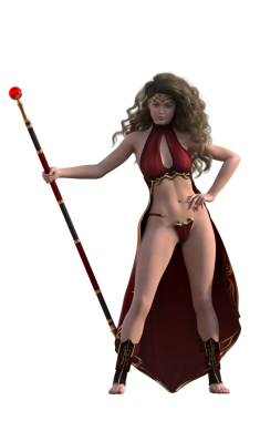 Spellcaster fantezi kadın karakteri