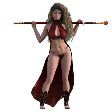 Spellcaster fantezi kadın karakteri