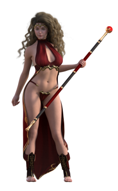 Spellcaster fantezi kadın karakteri