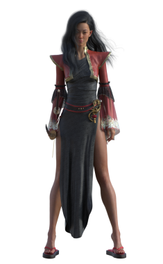 Asyalı Katana savaşçısı