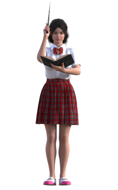 Sihirli akademi öğrencisi çırağı.