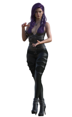 Ametist fantezi kadın karakteri