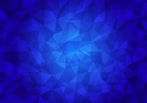 Fundo Abstrato Composto Triângulos Sobrepostos Dando Olhar Dimensional Gradiente Azul — Fotografia de Stock