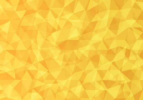Fundo Abstrato Composto Triângulos Sobrepostos Dando Olhar Dimensional Gradiente Amarelo — Fotografia de Stock