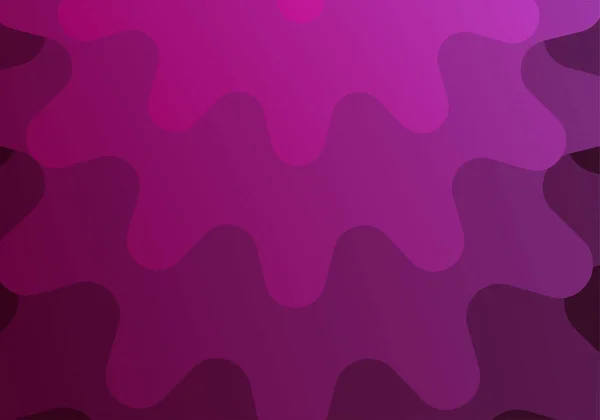 Fond Abstrait Composé Courbes Ondulées Gradient Violet Clair Foncé Vecteur — Image vectorielle