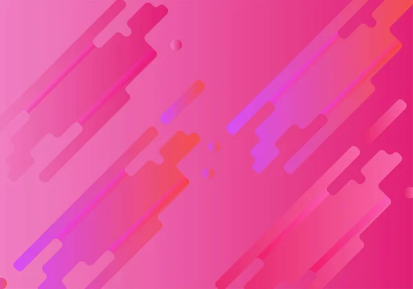 Абстрактный Фон Состоящий Изогнутых Кусочков Технологических Линиях Светло Розового Темного — стоковый вектор