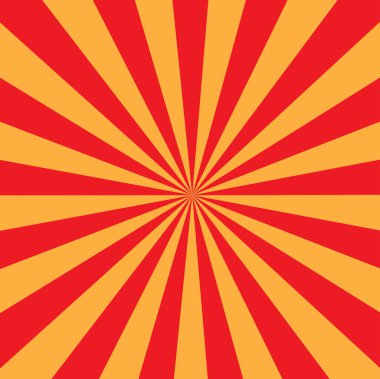 Vektör çizimi Sunburst ya da güneş patlaması arka plan şablonu.