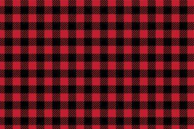 Geometrik elementlere sahip desen tasarım illüstrasyonu için siyah kırmızı arkaplan soyut vektör deseni