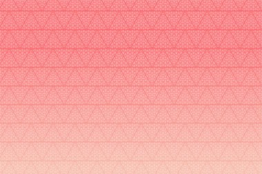 Pattern with geometric elements in pink-gold gradient tones. vector abstract background for design