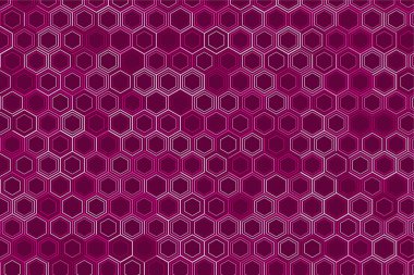 Pattern with geometric elements in pink tones. Gradient abstract background vector