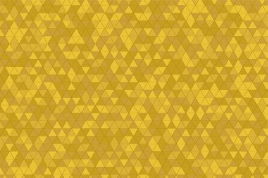 Pattern with geometric elements in golden yellow tones. vector abstract gradient background