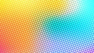 animated abstract pattern with geometric elements in multicolored tones gradient background