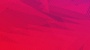 animated abstract pattern with geometric elements in pink tones gradient background