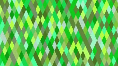 animated abstract pattern with geometric elements in green tones gradient background