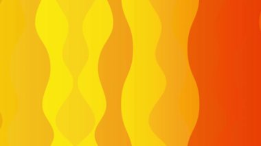 animated abstract pattern with geometric elements in yellow-orange tones gradient background