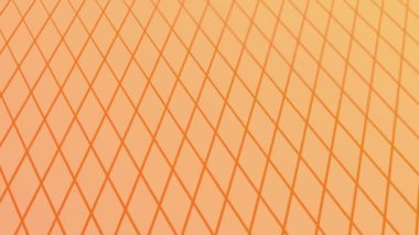 animated abstract pattern with geometric elements in orange tones gradient background