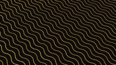  animated abstract pattern with geometric elements in black and gold tones gradient background