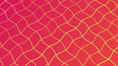 animated abstract pattern with geometric elements in pink-gold tones gradient background