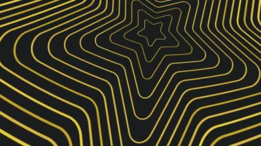  animated abstract pattern with geometric elements in black and gold tones gradient background