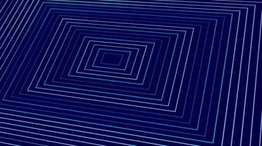 animated abstract pattern with geometric elements in blue tones gradient background