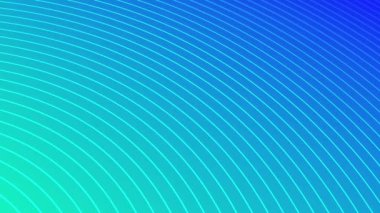 animated abstract pattern with geometric elements in blue tones gradient background