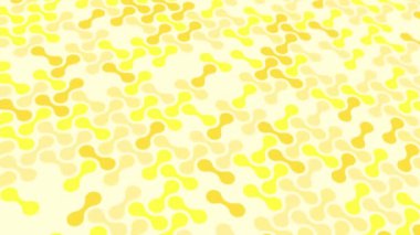 animated abstract pattern with geometric elements in golden yellow tones gradient background