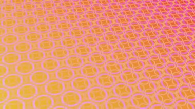 Pattern with geometric elements in pink-gold tones. vector abstract gradient background