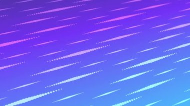 animated abstract pattern with geometric elements in blue tones gradient background