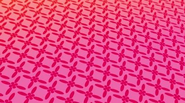 animated abstract pattern with geometric elements in red tones gradient background