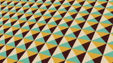 animated abstract pattern With geometric elements in retro vintage tones. gradient background