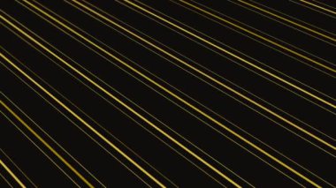 animated abstract pattern with geometric elements in black and gold tones gradient background