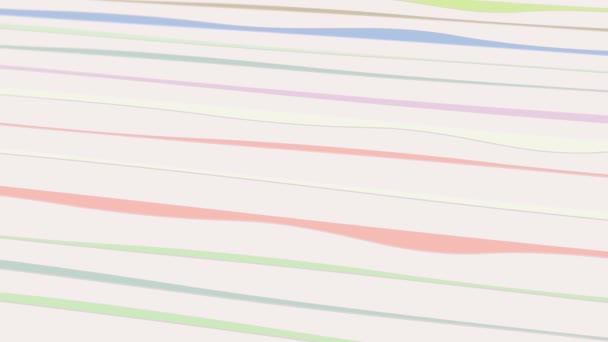 Animierte Abstrakte Muster Mit Geometrischen Elementen Pastelltönen Farbverlauf Hintergrund — Stockvideo