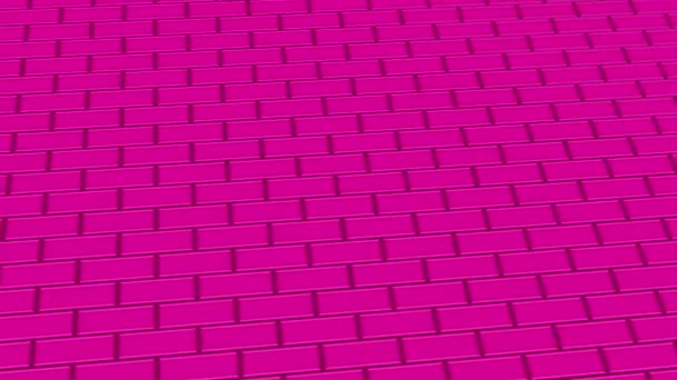Pattern Geometric Elements Pink Tones Vector Abstract Gradient Background — Video Stock