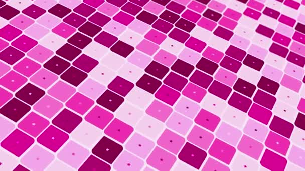 Pattern Geometric Elements Pink Tones Vector Abstract Gradient Background — Stock video