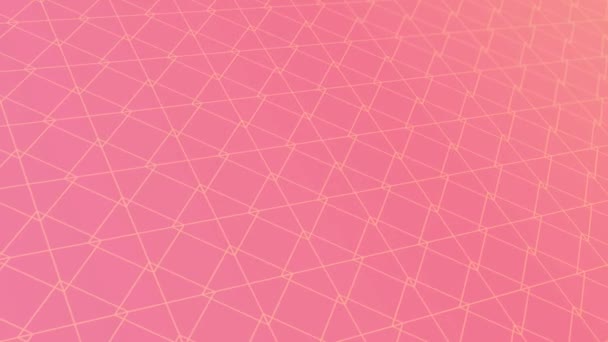 Pattern Geometric Elements Pink Gold Tones Vector Abstract Gradient Background — Stockvideo