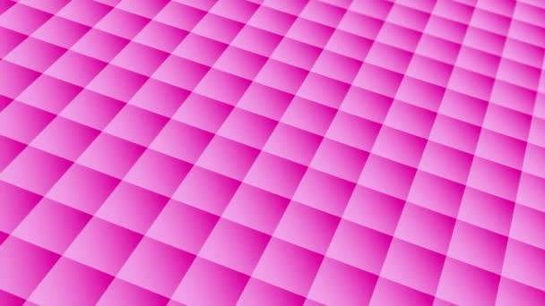 Патч Геометрическими Элементами Розовых Тонах Векторный Абстрактный Градиентный Фон — стоковое видео