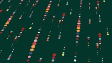 animated abstract pattern With geometric elements in retro vintage tones. gradient background