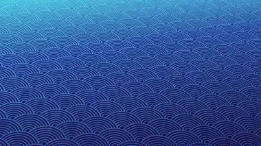  animated abstract pattern with geometric elements in blue tones gradient background