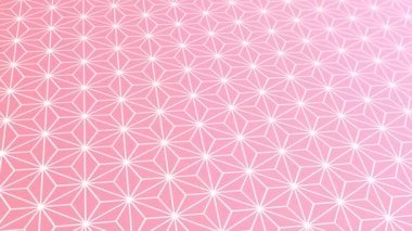 animated abstract pattern with geometric elements in pink-gold tones gradient background