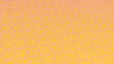 animated abstract pattern with geometric elements in pink-gold tones gradient background