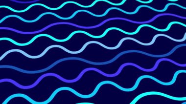  animated abstract pattern with geometric elements in blue tones gradient background
