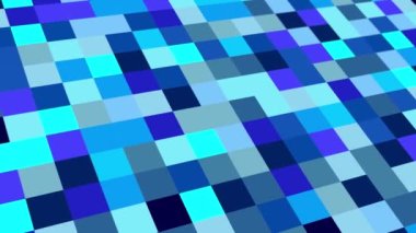  animated abstract pattern with geometric elements in blue tones gradient background