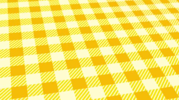 Animated Abstract Pattern Geometric Elements Yellow Orange Tones Gradient Background — Video Stock