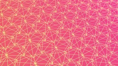 animated abstract pattern with geometric elements in pink tones gradient background